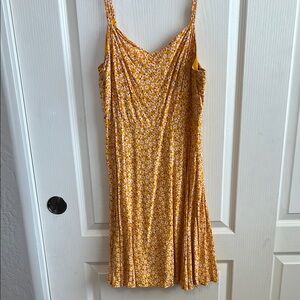 Old Navy Gold Mini Slip Dress